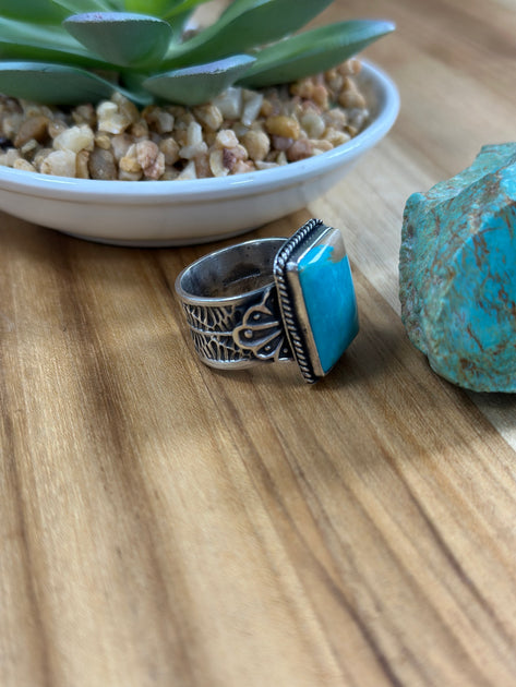 SunshineReeves Turquoise Ring / ターコイズリング Sunshine Reeves Kingman Ring – Turquoise Texas